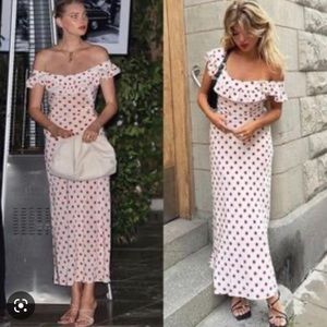 Realisation par Claudia polka dot dress